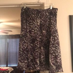 East Fifth skirt with flared hem (purple/black)